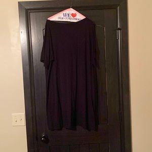Black Eileen Fisher tunic dress